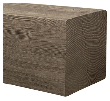 Faux Wood Mantel Sanded Style