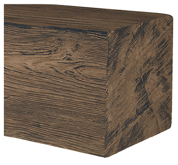 Faux Wood Mantel Sanded Style
