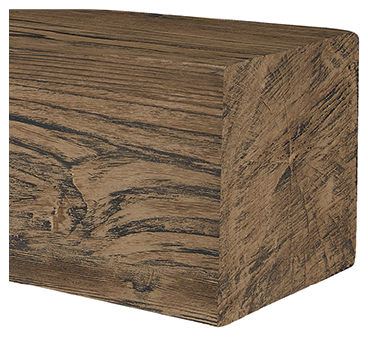 Faux Wood Mantel Sanded Style