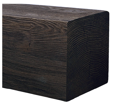Faux Wood Mantel Sanded Style