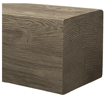 Faux Wood Mantel Sanded Style