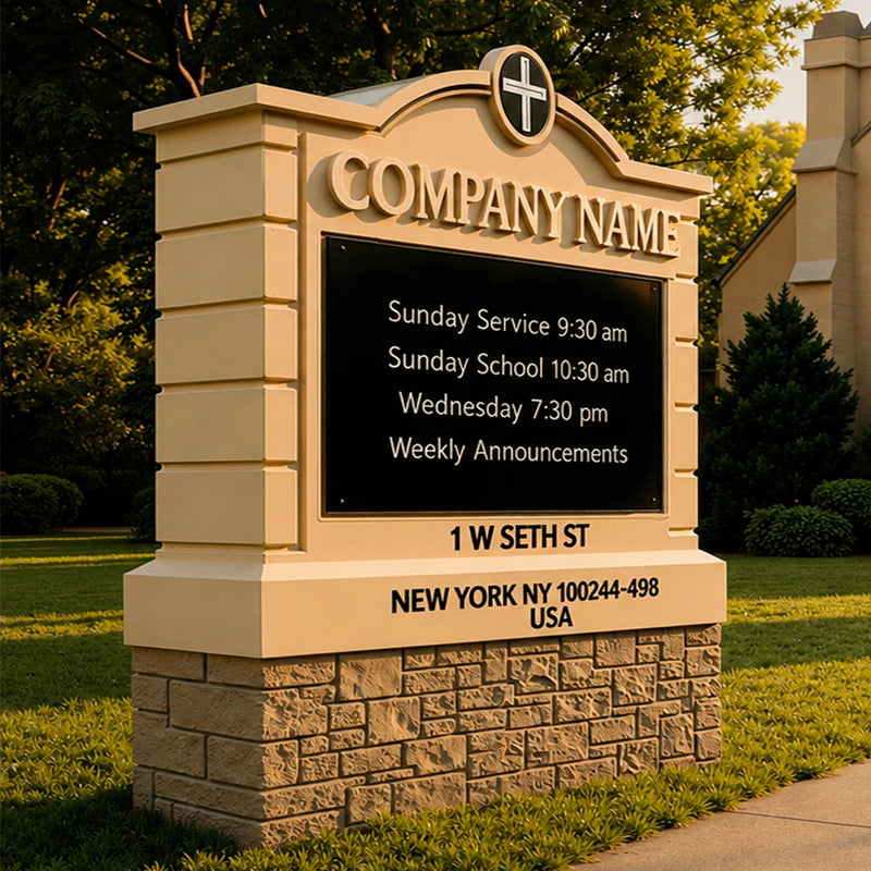 Custom Monument Sign MOD016