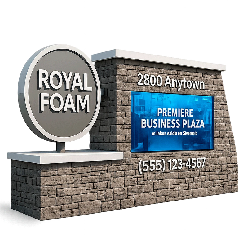 Custom Monument Sign MOD017