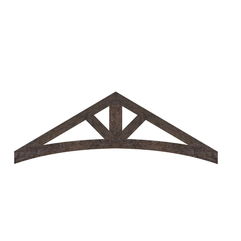 Arched Cord King Post Truss with Straight Diagonals MOD005