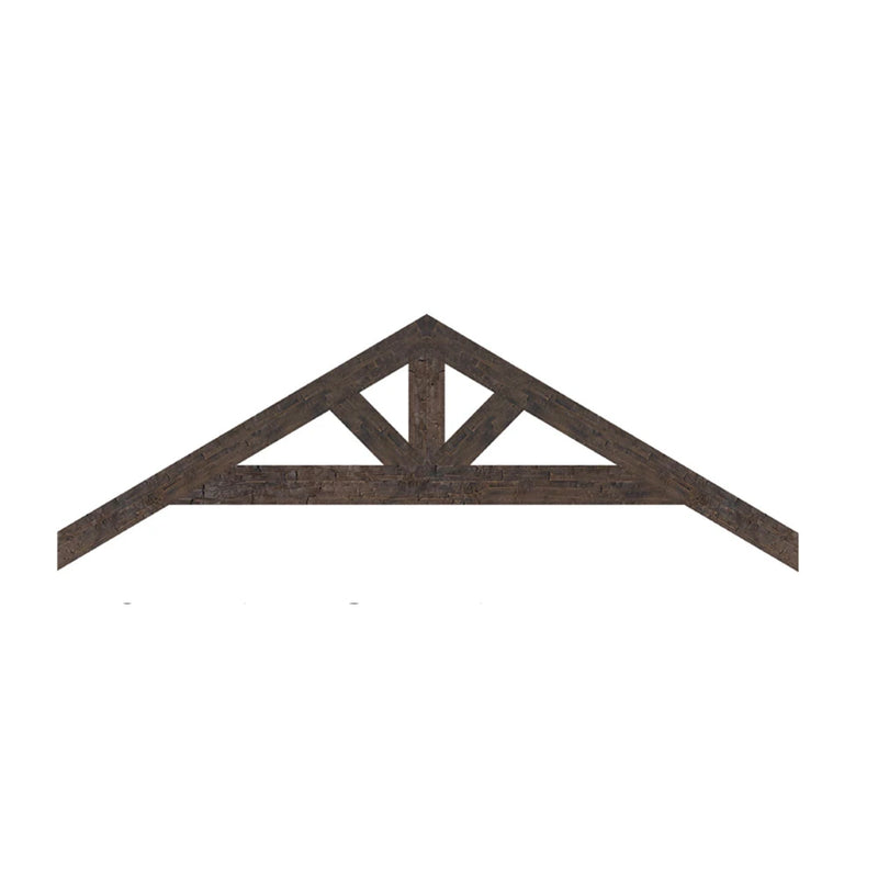 Raised Cord King Post Truss with Straight Diagonals MOD003