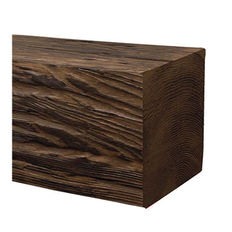 Rough Hewn Style Faux Wood Mantel MOD007