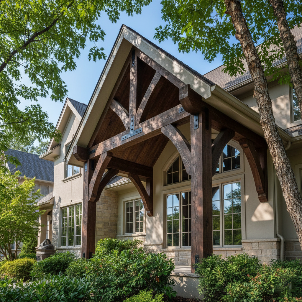 Faux Wood Trusses That Transform Any Space