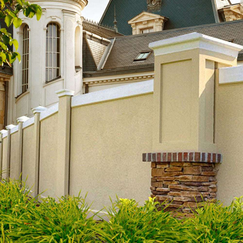 Prefabricated Stucco Fence 0013