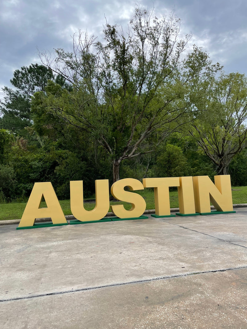 Custom Foam Letters and Sign 058