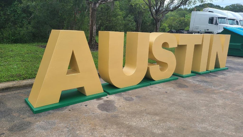 Custom Foam Letters and Sign 059