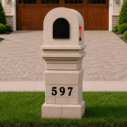 Custom Stucco Mailbox MOD011
