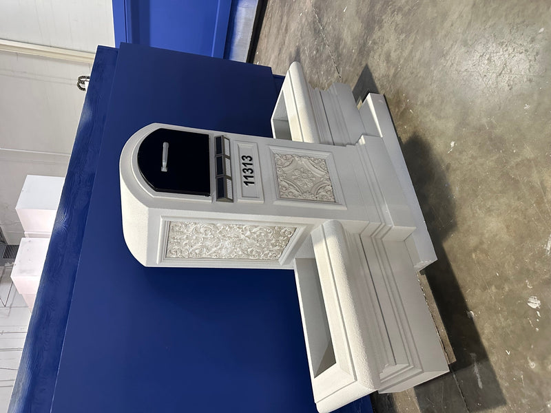Custom Stucco Mailboxes 046