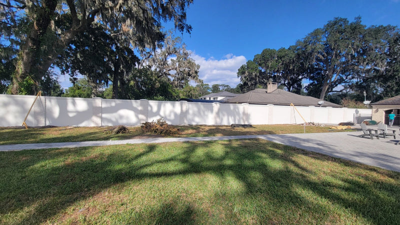Custom Stucco Fence 052