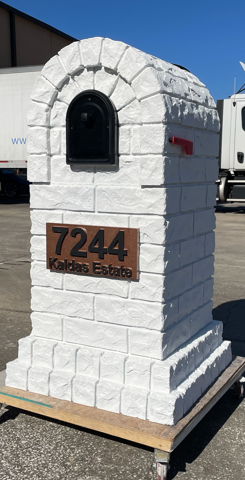 Custom Stucco Mailboxes 045