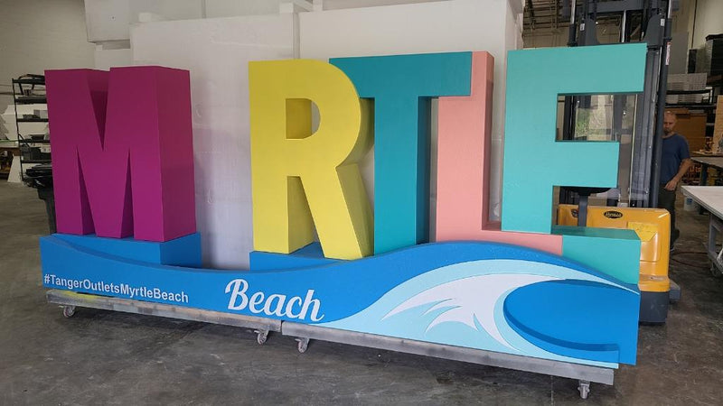 Custom Foam Letters and Sign 062