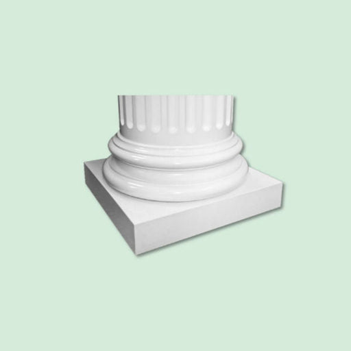 Attic Column Base Round