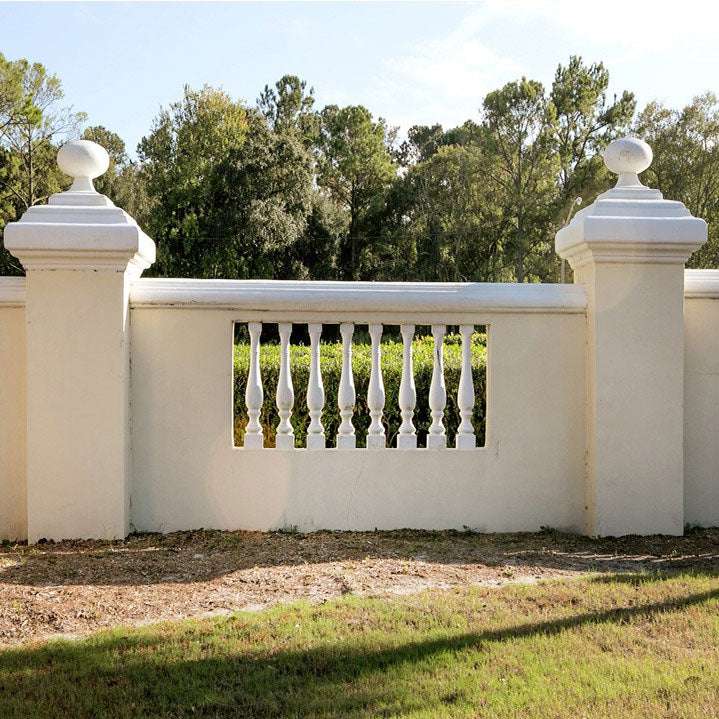 Prefabricated Stucco Fence 0019