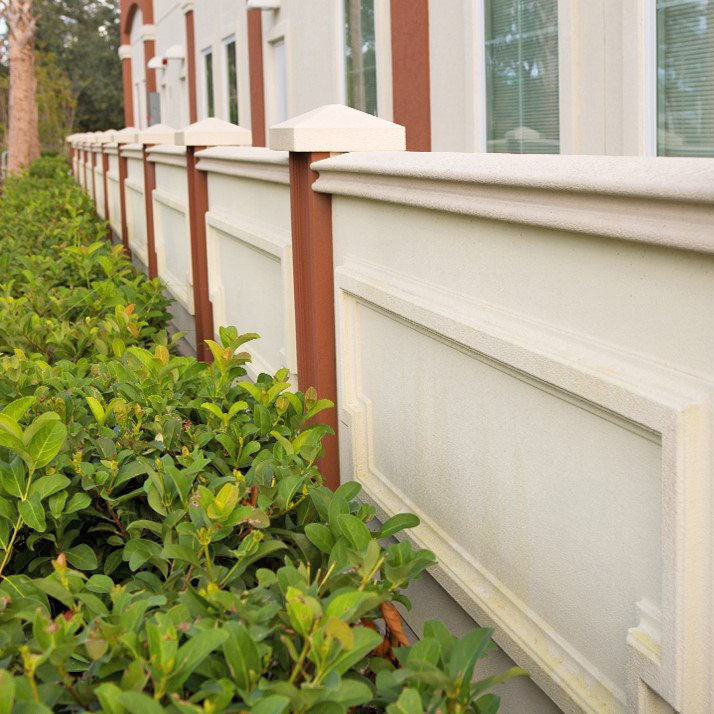 Prefabricated Stucco Fence 0020