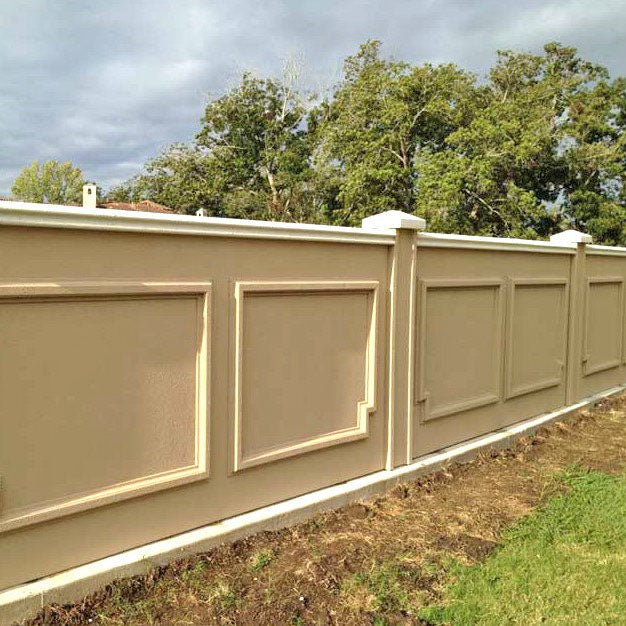 Prefabricated Stucco Fence 0023