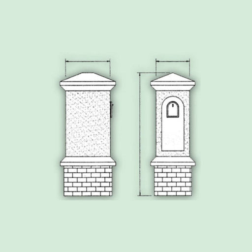 Custom Stucco Mailboxes