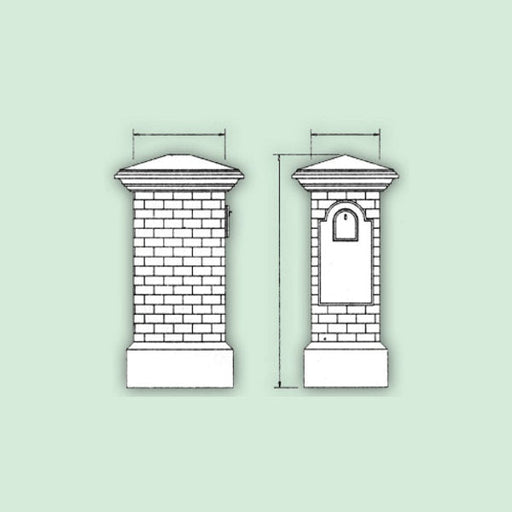 Custom Stucco Mailboxes