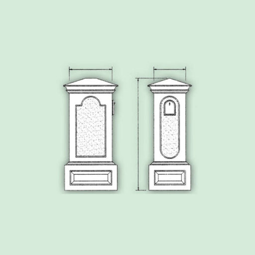 Custom Stucco Mailboxes