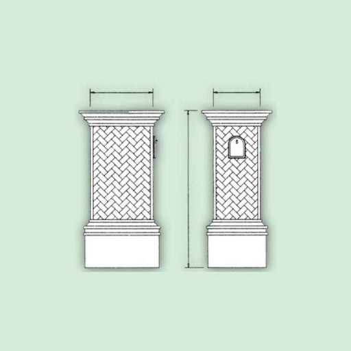 Custom Stucco Mailboxes