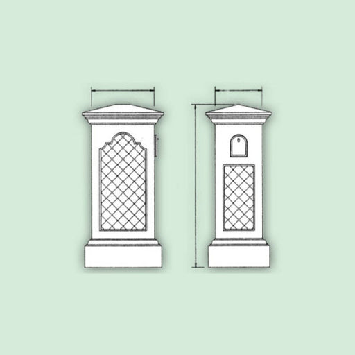 Custom Stucco Mailboxes