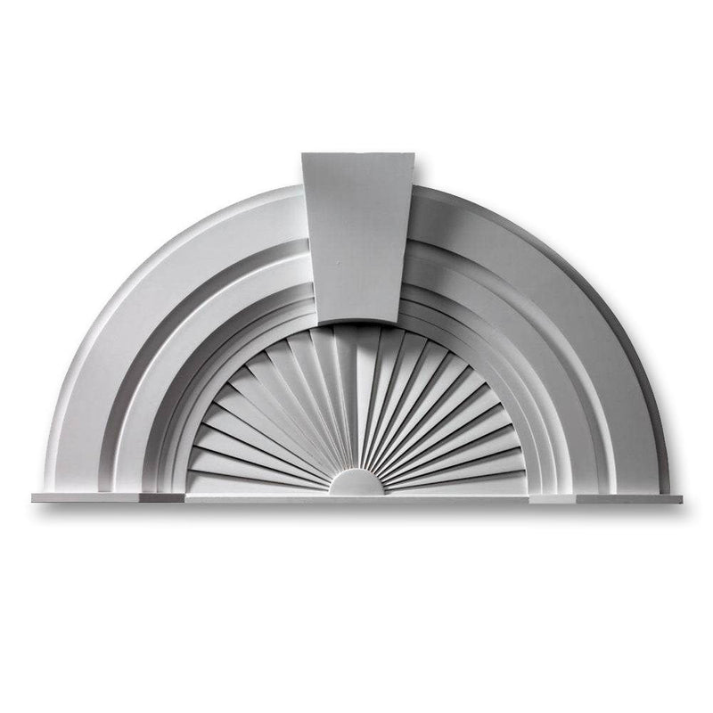 Exterior Pediments RF-Flower MOD001